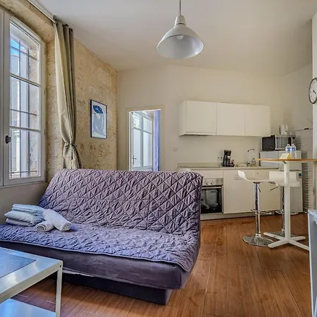 Marceau - T2 Avec 1 1 Salle De Bain Et 1 Canape Lit Bordeaux